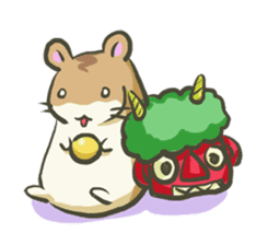 Yuru2 hamster  2nd sticker #2600462