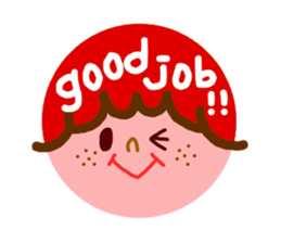 Round form of decorated sticker. sticker #2600664