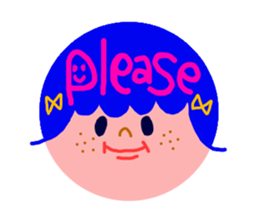 Round form of decorated sticker. sticker #2600667