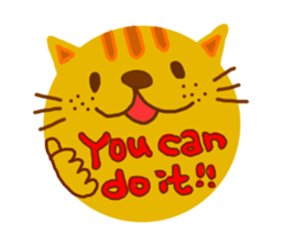 Round form of decorated sticker. sticker #2600669