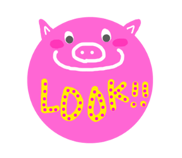 Round form of decorated sticker. sticker #2600672