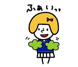 Everyday girls and rabbit sticker #2601092