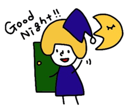 Everyday girls and rabbit sticker #2601093