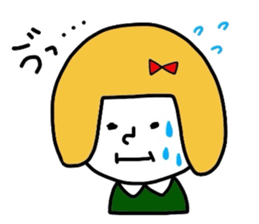 Everyday girls and rabbit sticker #2601102