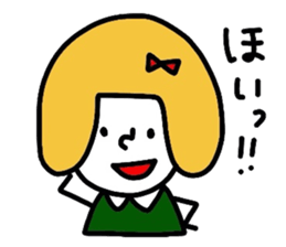 Everyday girls and rabbit sticker #2601108