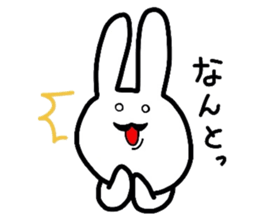 Everyday girls and rabbit sticker #2601112