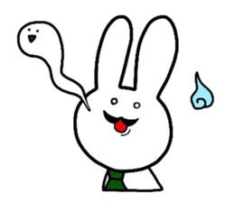 Everyday girls and rabbit sticker #2601114