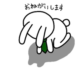 Everyday girls and rabbit sticker #2601116