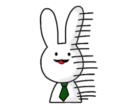 Everyday girls and rabbit sticker #2601120