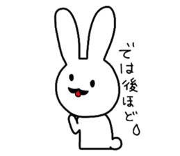 Everyday girls and rabbit sticker #2601121