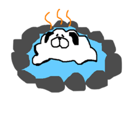 limp dog sticker #2601840