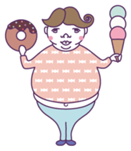 Mr. Middle sticker #2602128