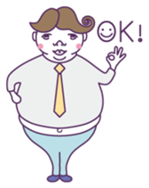 Mr. Middle sticker #2602157