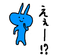 Emotional rabbits sticker #2602227