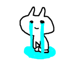 Emotional rabbits sticker #2602233