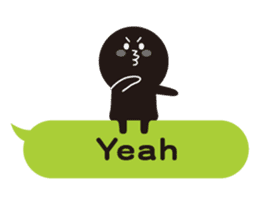 Colorful Speech Balloon English ver sticker #2602368