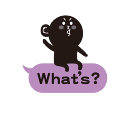 Colorful Speech Balloon English ver sticker #2602370