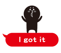 Colorful Speech Balloon English ver sticker #2602376