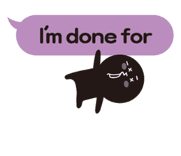 Colorful Speech Balloon English ver sticker #2602385