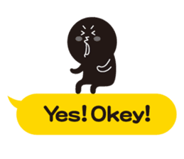Colorful Speech Balloon English ver sticker #2602389