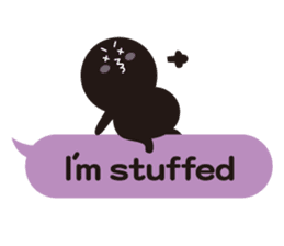 Colorful Speech Balloon English ver sticker #2602390