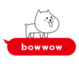 Colorful Speech Balloon English ver sticker #2602391