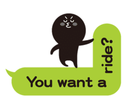 Colorful Speech Balloon English ver sticker #2602398