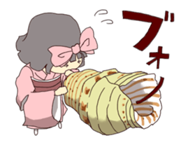 zasikiwarashi's daily life. sticker #2602492