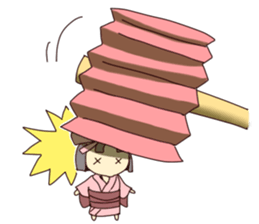 zasikiwarashi's daily life. sticker #2602493