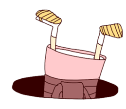 zasikiwarashi's daily life. sticker #2602499