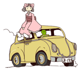 zasikiwarashi's daily life. sticker #2602501