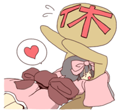 zasikiwarashi's daily life. sticker #2602504