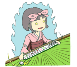 zasikiwarashi's daily life. sticker #2602506