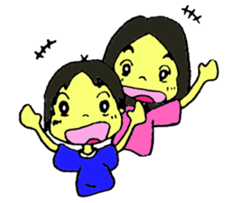 Ha-chan and Kai-kun sticker #2602642