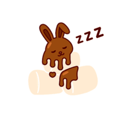 Chocolate Rabbit sticker #2603452