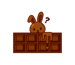 Chocolate Rabbit sticker #2603468