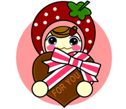 Strawberry girl and friends2 Ver.winter sticker #2603795