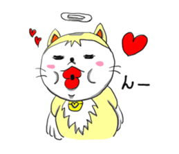 Cheerful cherubs cat [tennyan] sticker #2604271