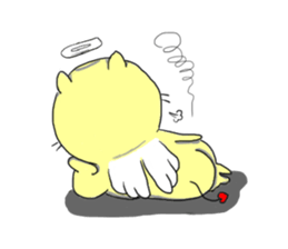 Cheerful cherubs cat [tennyan] sticker #2604274