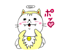 Cheerful cherubs cat [tennyan] sticker #2604275