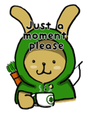 Robin Hood Hare [English] sticker #2604329