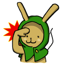 Robin Hood Hare [English] sticker #2604331