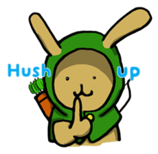 Robin Hood Hare [English] sticker #2604341