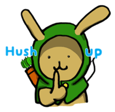 Robin Hood Hare [English] sticker #2604341
