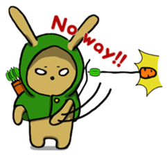 Robin Hood Hare [English] sticker #2604353