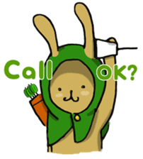 Robin Hood Hare [English] sticker #2604355