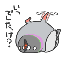 Potti of the dove. sticker #2604531