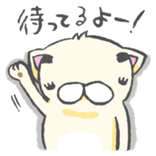 eyebrows cat 2 sticker #2605100