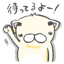 eyebrows cat 2 sticker #2605100