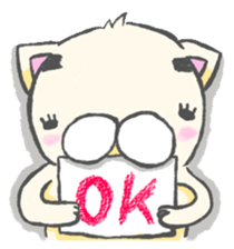 eyebrows cat 2 sticker #2605110